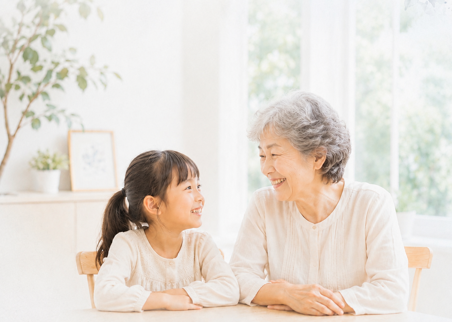 ”大切な人との会話の様子”